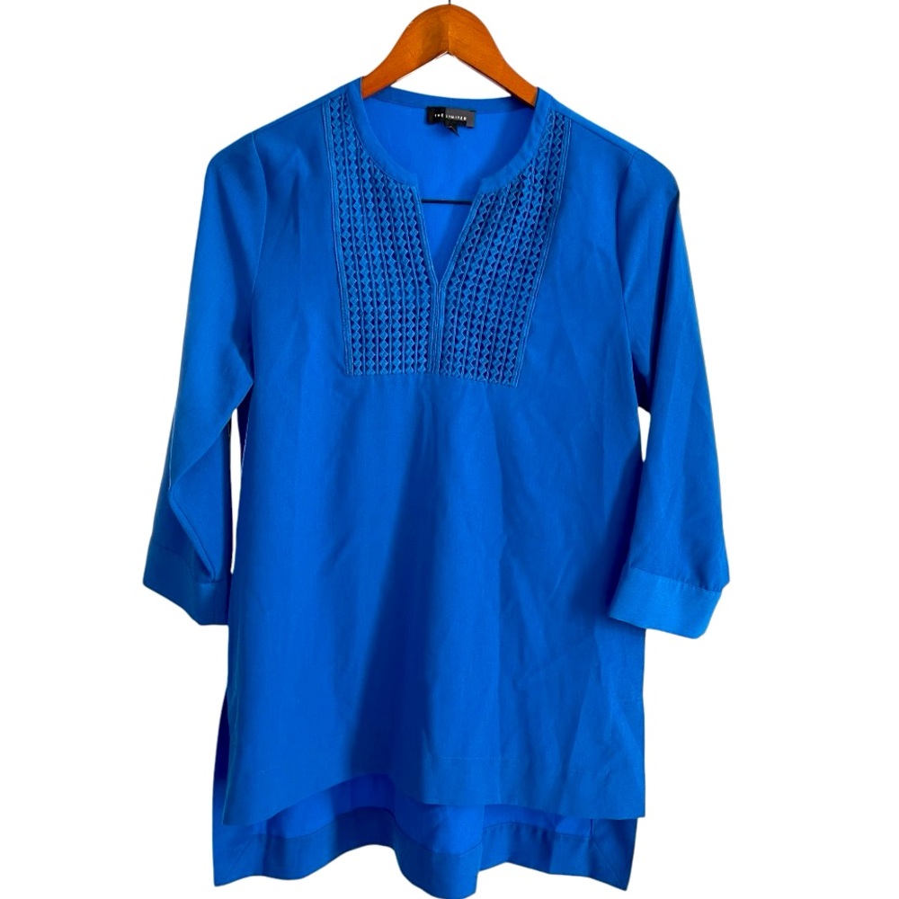 The Limited Women’s Blue 3/4 Sleeve Blouse Size S